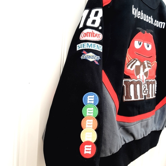 Nascar Kyle Busch M&M Kids Jacket - Picture 6 of 9